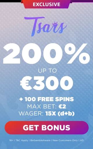 Tsars Casino Review + Bonuses 2024 .